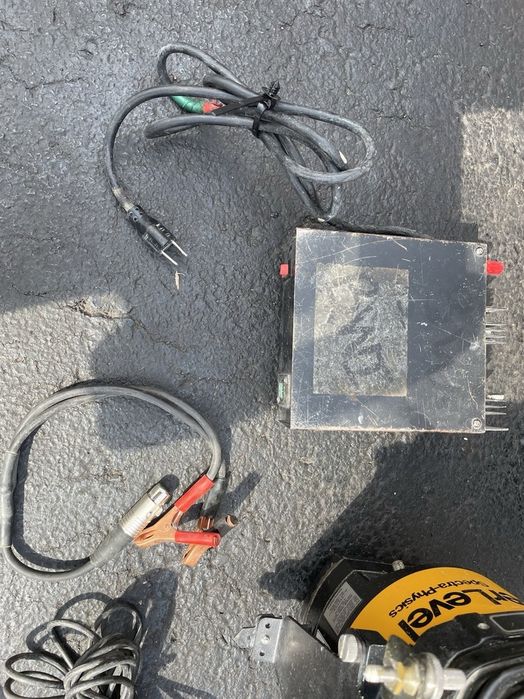 Spectra Physics Laser Level 1110 AC & DC Adaptors W/Case