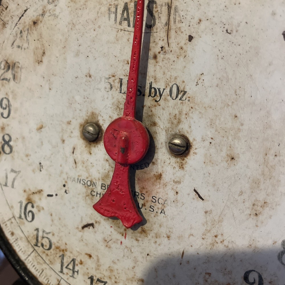 Vintage Hanson 25 lb. Scale