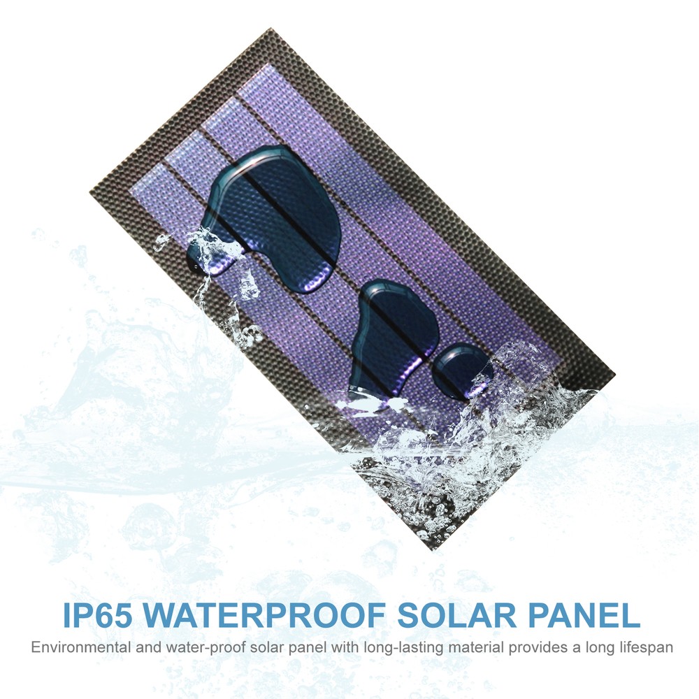 1W Flexible Solar Panel Small Thin Amorphous Silicon Solar Cell DIY B7U7