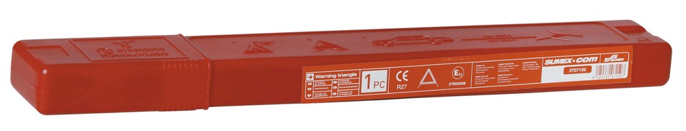 Sumex Car Breakdown & Travel O.E.M Quality Emergency Red Warning Triangle & Case