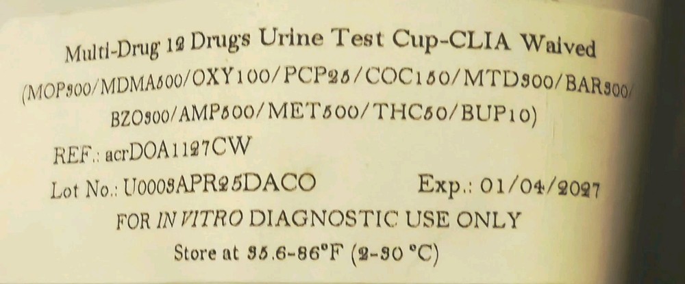 RAPID•TEST [12 Panel] Drug Testing Kit ☆Medical Grade - Probation Grade Testing☆