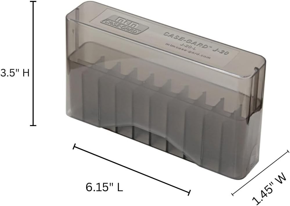 Ammo Storage Box MTM 20 Round Rifle Case