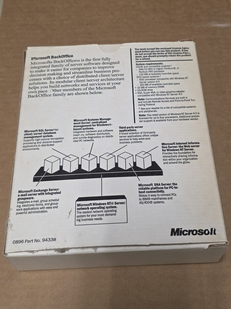Windows NT Server 4.0 Upgrade 5 CAL Client Pack CD-ROMs and Floppys