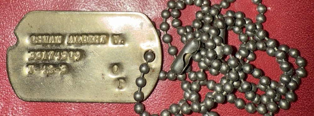 WW2 NOK Dog Tag 817th Engineer Aviation Battalion Served 3+ Years Overseas (12)