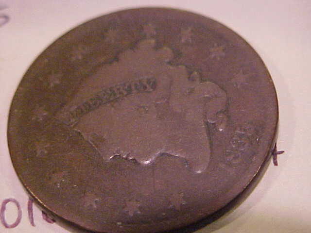 1835 N.2  US Large Cent         Ra3+    FBCf