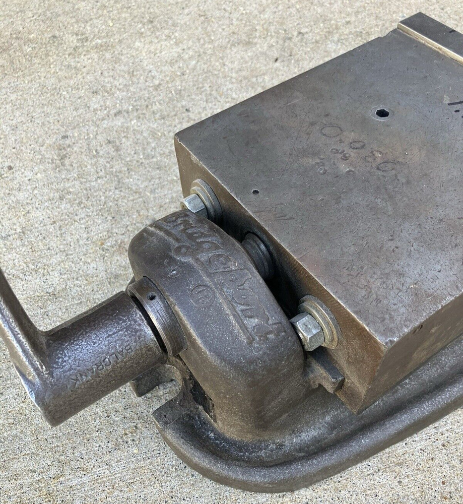 Bridgeport 6" Precision Machine Vise with Handle - 5 3/4" open
