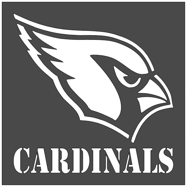 4"x4" Plastic Stencil - Cardinals (SC815)*****