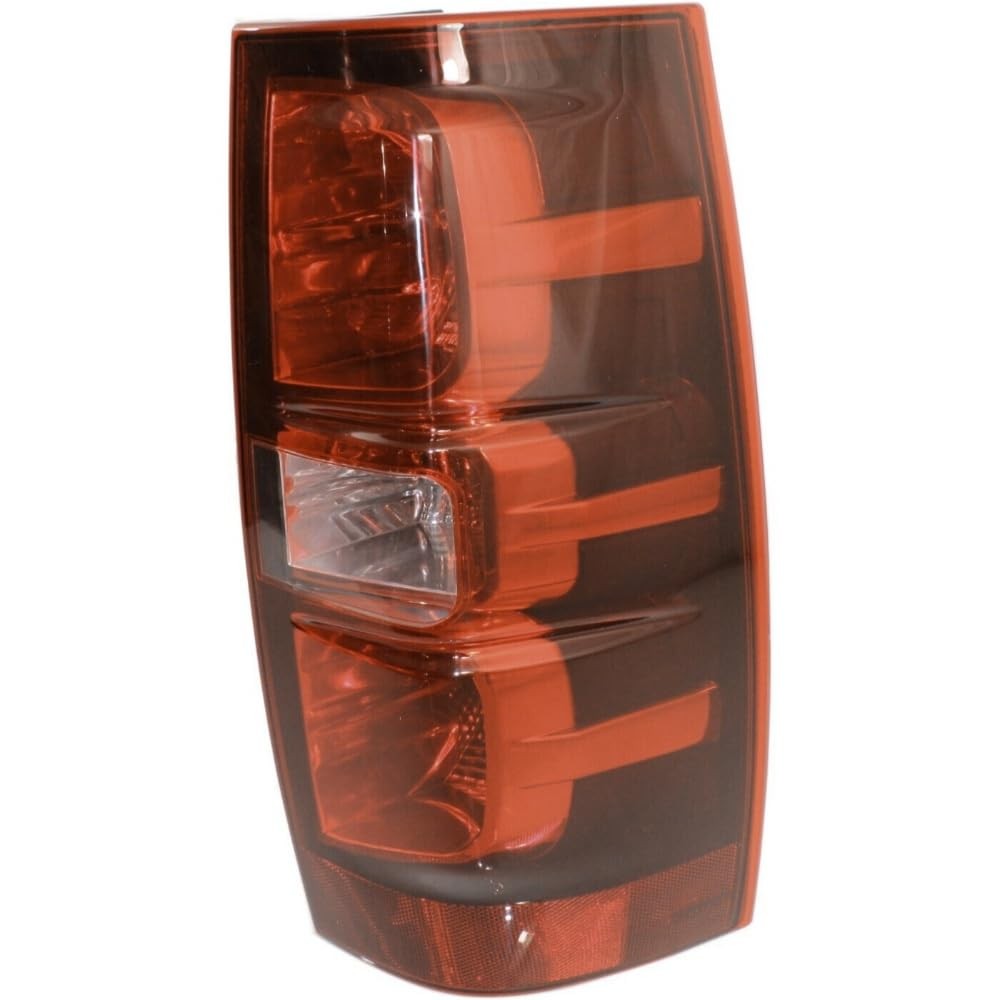 Right Tail Light Halogen Clear Red Lens with Bulb 16578722