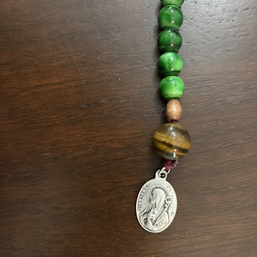 St. Bridget/St. Patrick Decade Prayer Beads Handmade