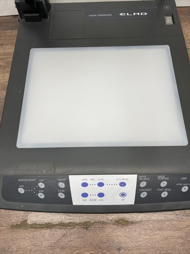 Elmo Visual Presenter HV-5100XG Document Camera Projector And Power Cord