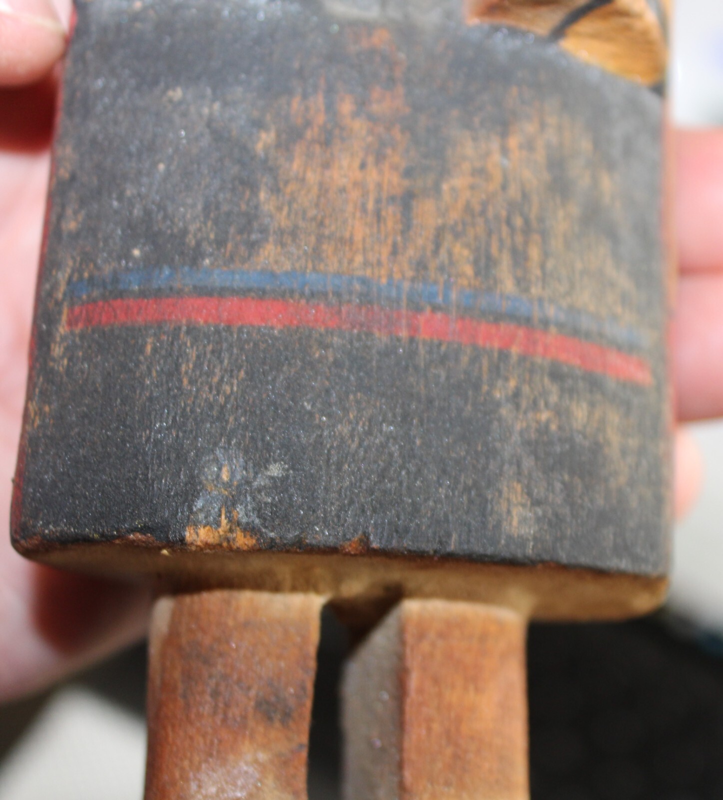 Antique 1910's Tall Painted Kachina Doll Southwestern Native American 7"