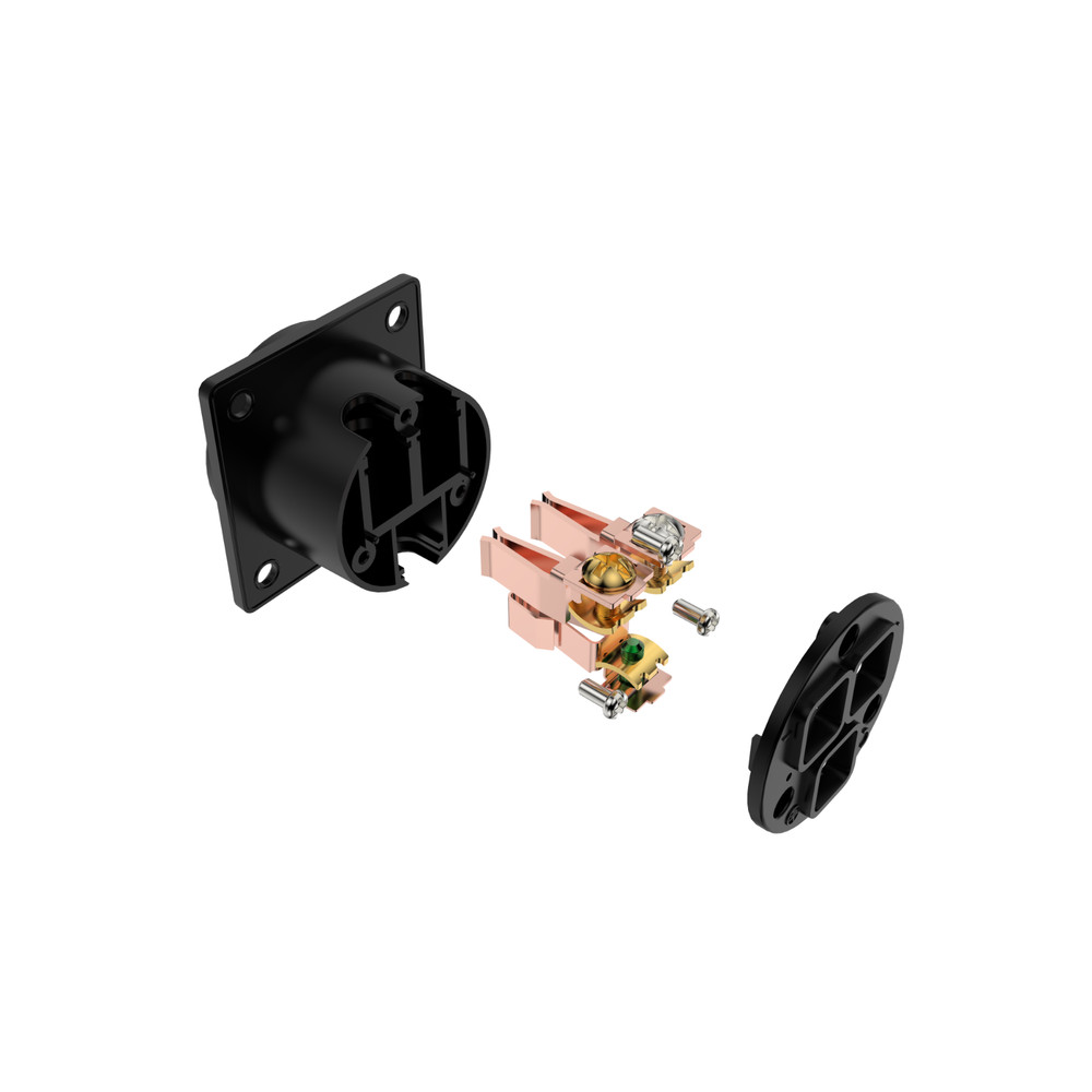 Viborg Pure Copper US Panel mounted receptacle 120V 15A US Socket