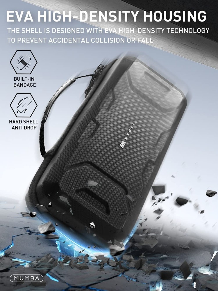 Mumba Carrying Case Compatible with Steam Deck Case, Black