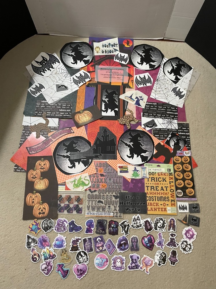 Junk Journal/Scrapbooking Halloween Variety Bundle
