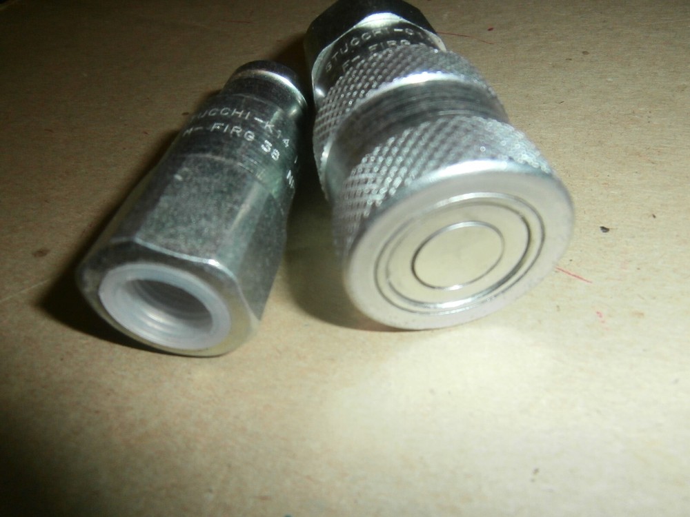 Stucchi 3/8" npt Flat Face Quick Coupler