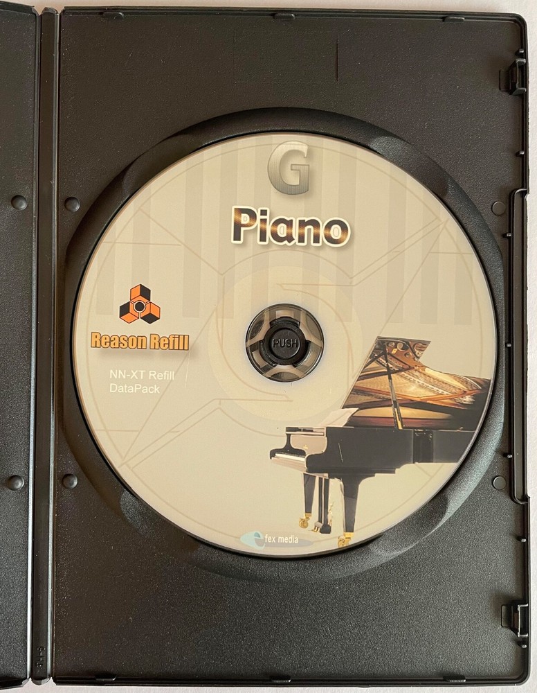 G Piano Reason Refill NN-XT Sample Disc DataPack for Win and Mac OS