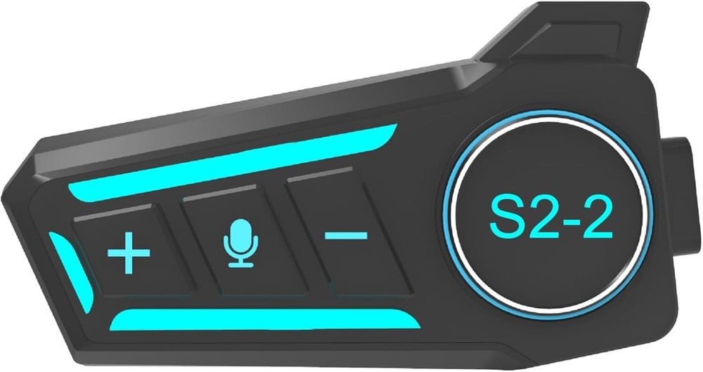 Motorcycle Intercom Headset USB C Interface Communication System AI Voice Assist