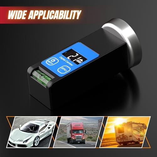 Digital Magnetic Camber Alignment Tool, Universal Automotive Wheel Alignment