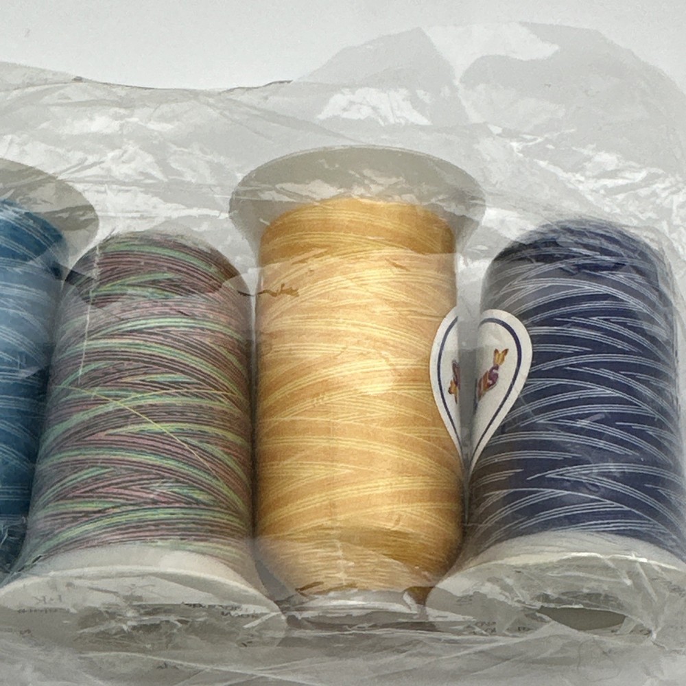 Threads Rus 100% Polyester Embroidery Thread, 1100 Yards Per Roll Cones