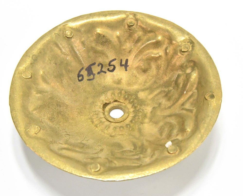 VINTAGE SOLID BRASS CEILING CANOPY WITH DROP ROD
