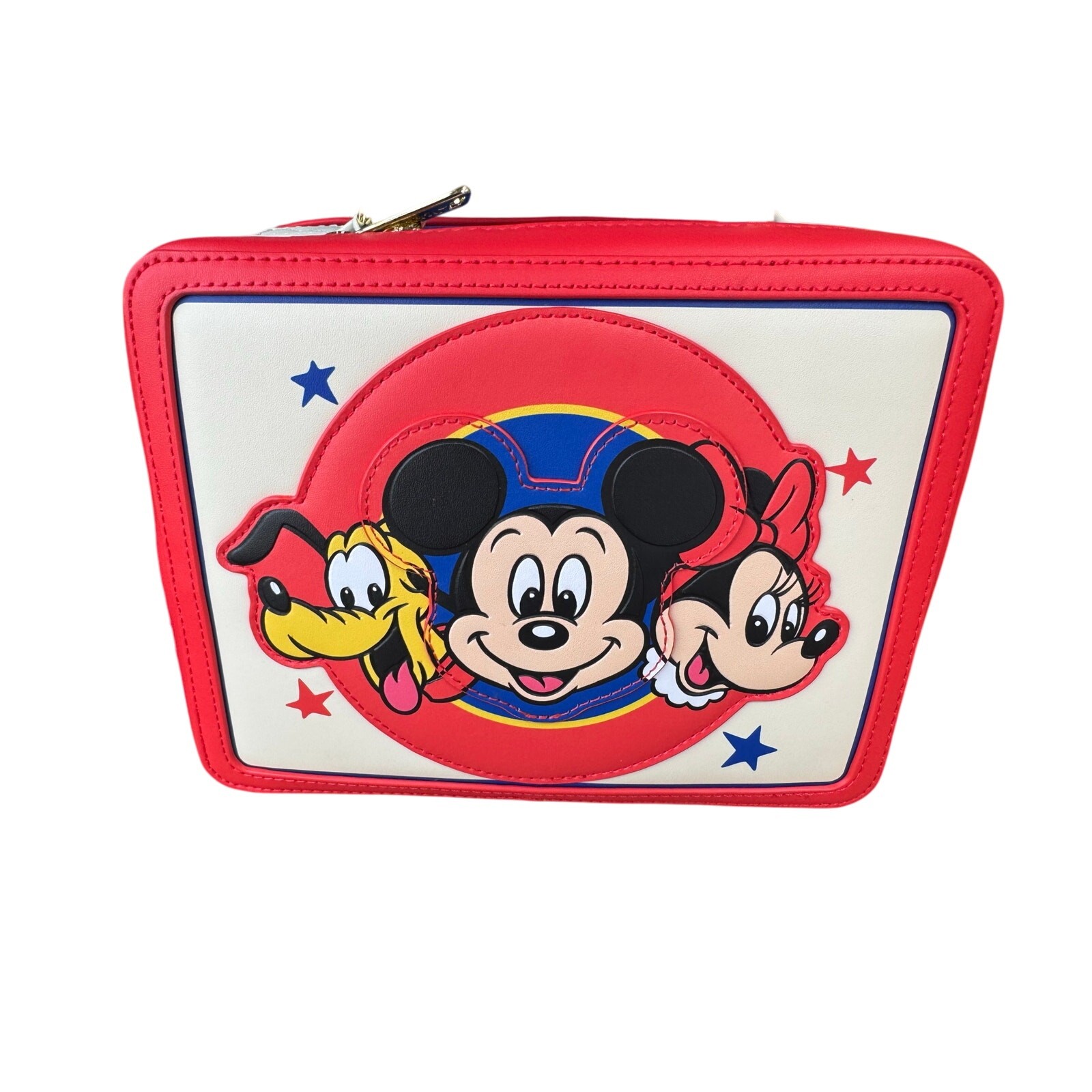 Loungefly Mickey & Friends Classic Lunchbox Crossbody Bag NWT