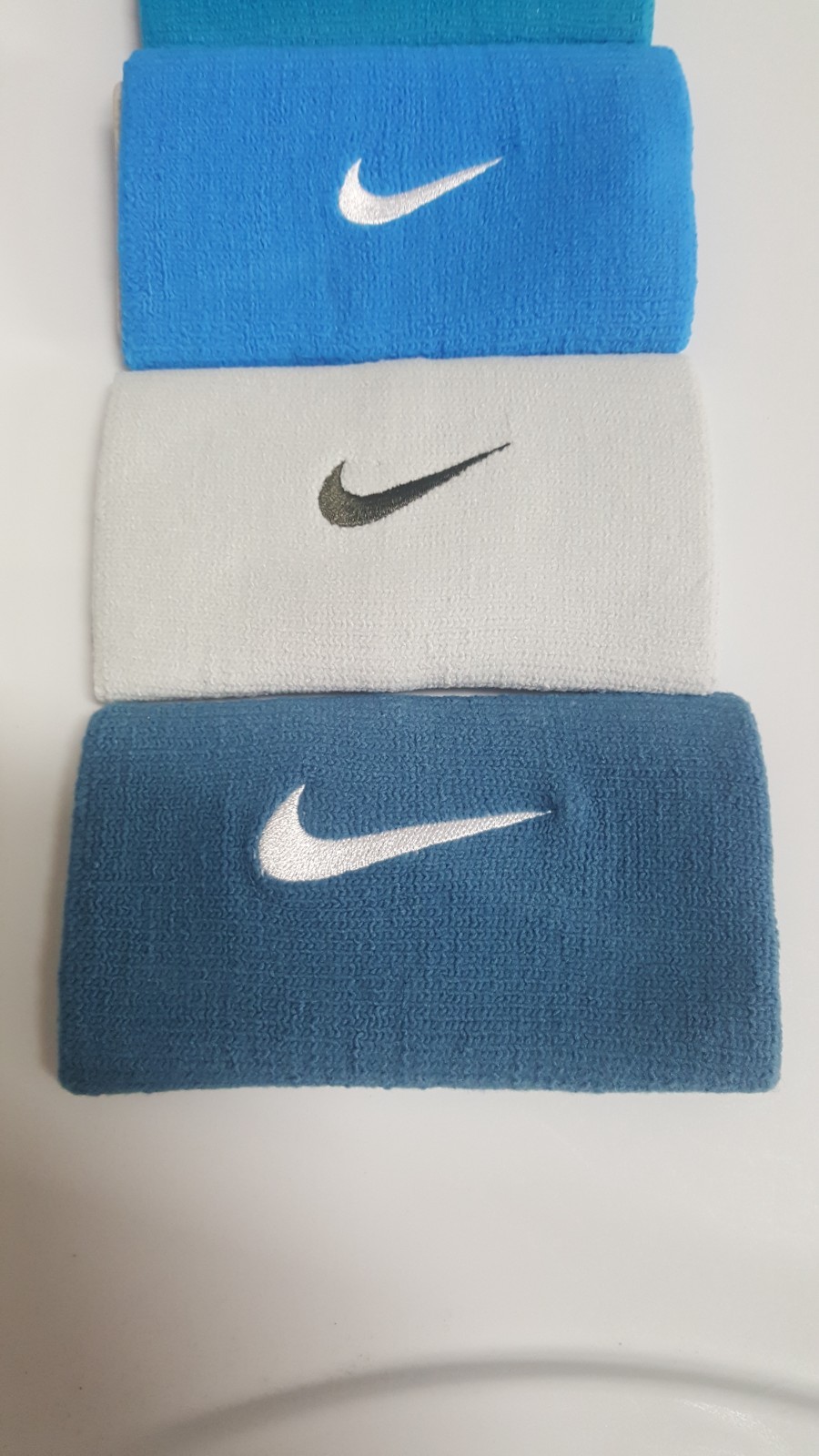 Nike Tennis (4) Four single Double-wide Wristbands Unisex NEW