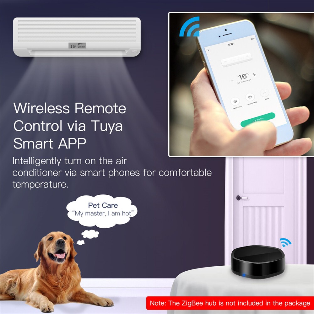 MOES WiFi IR Smart Universal Remote Controller With 2in1 Multi-Mode Hub Gateway