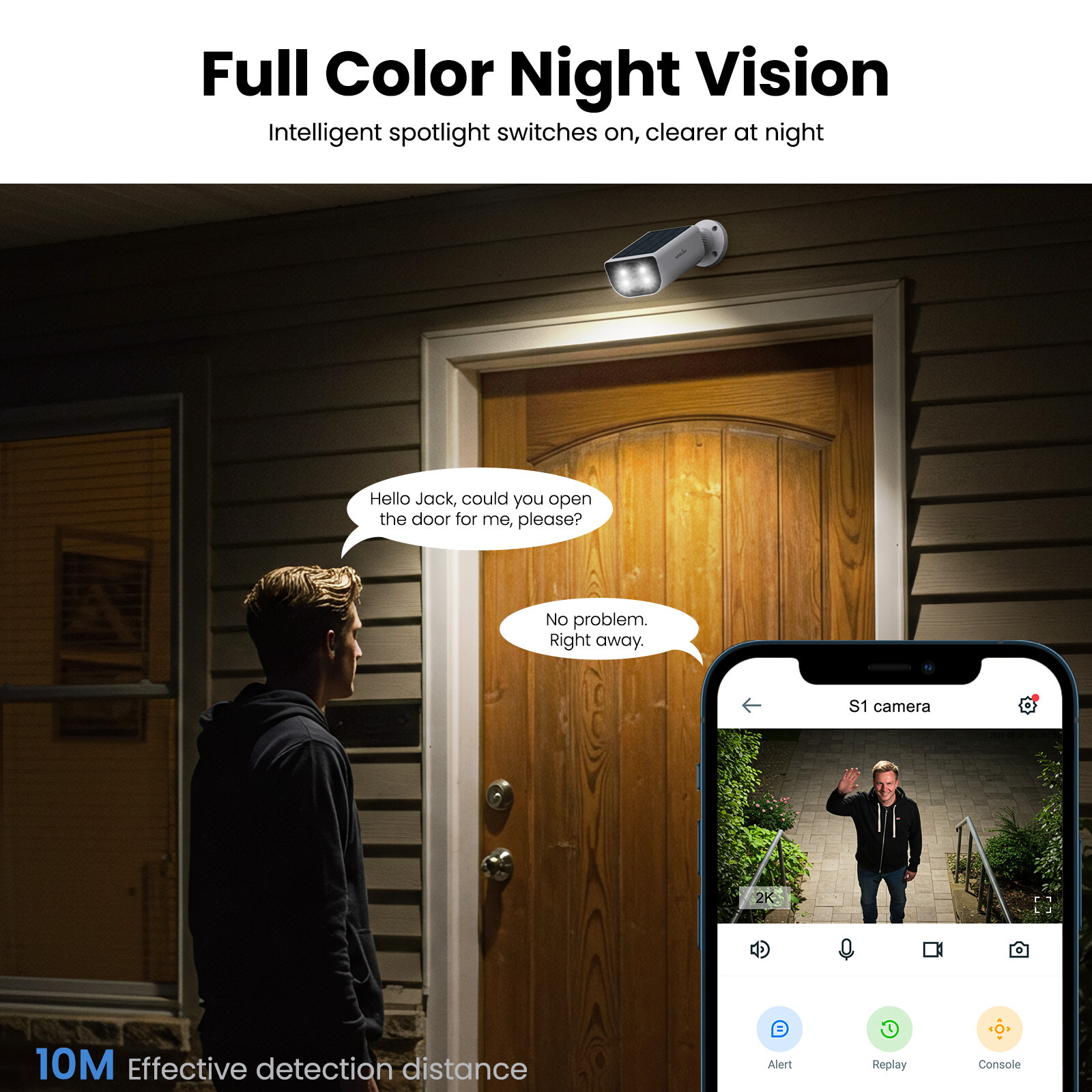 2 Pack Wansview 2K 3MP Solar Camera Outdoor Wireless 2.4Ghz WiFi Human Detection