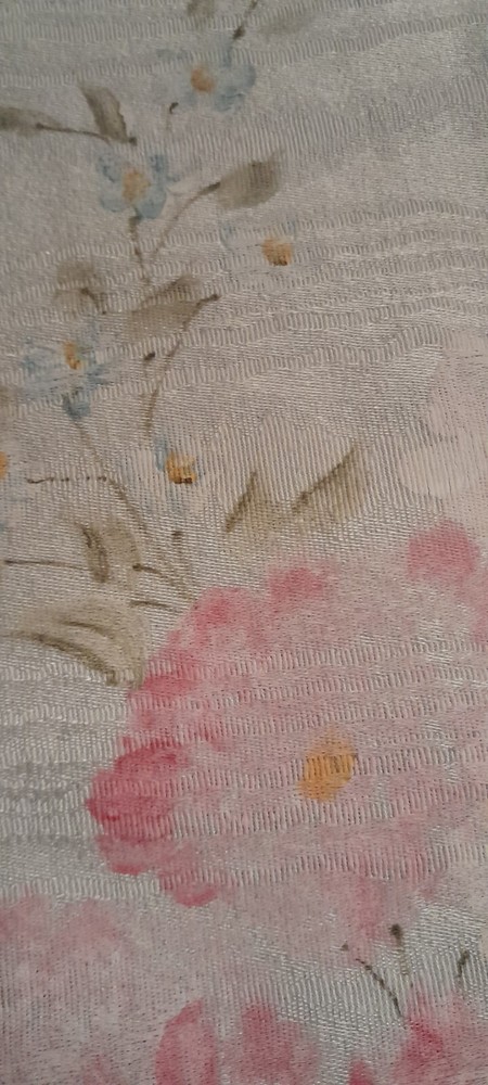 Hand Painted Shantung Double Bedspread