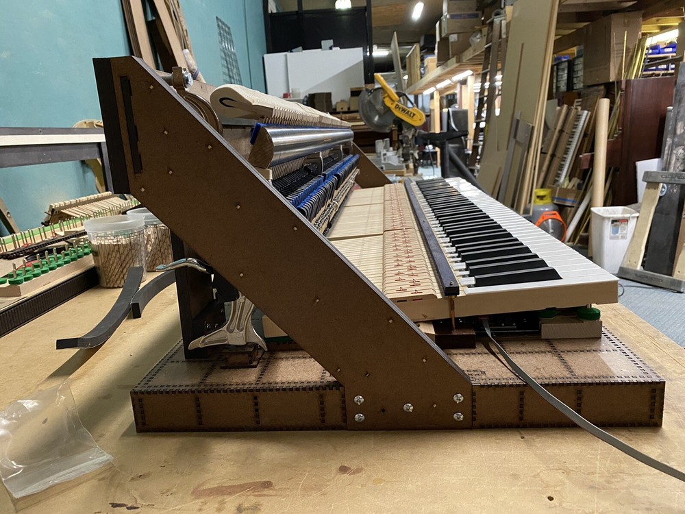 Custom MIDI Controller with Authentic Acoustic Studio Piano Action/Keys/Hammers