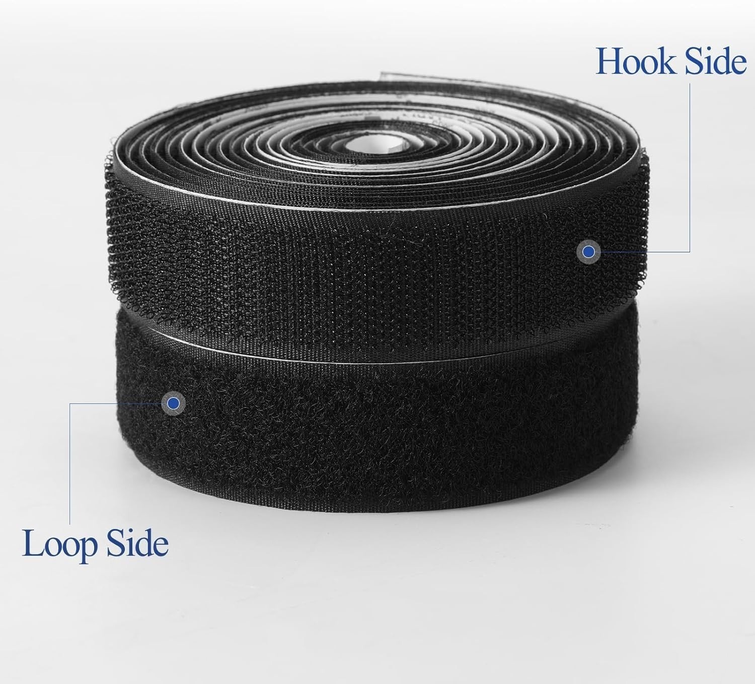 3M Hook and Loop Tape with Adhesive, Heavy Duty Self Sticky Interlocking Tape, S