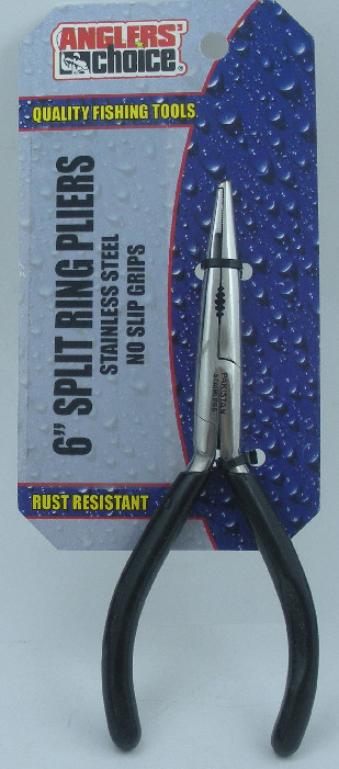 Anglers Choice SRS-511 6" Stainless Split Ring Pliers