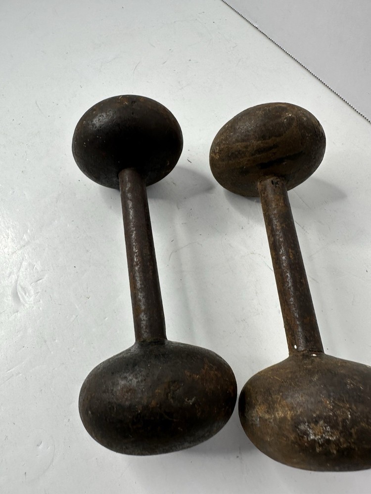 Vintage Bun Dumbbells 5 Lbs Each