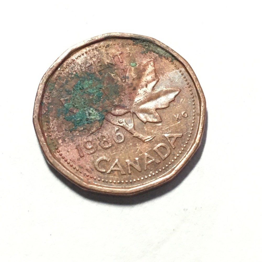 1986 Canada One Cent Coin