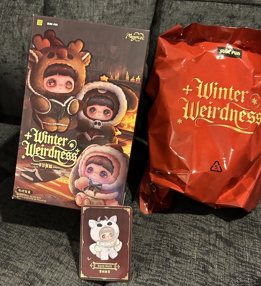 MayMei Winter Weirdness Snow Moth New