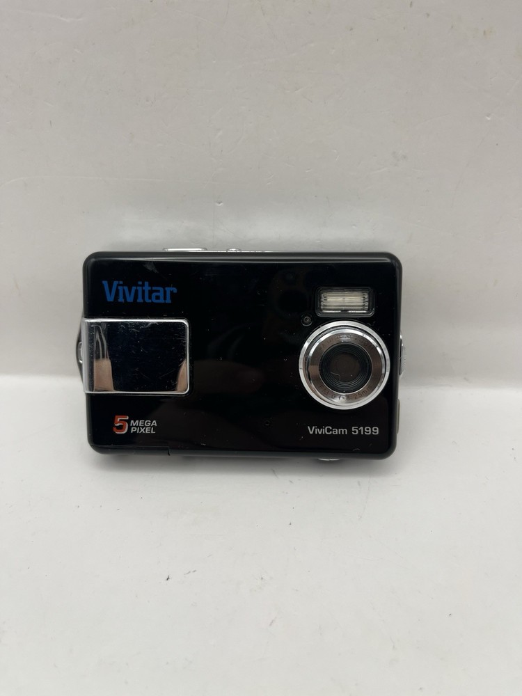 Vivitar ViviCam 5199 Digital Camera 5MP Black – Fully Working – Compact Camera