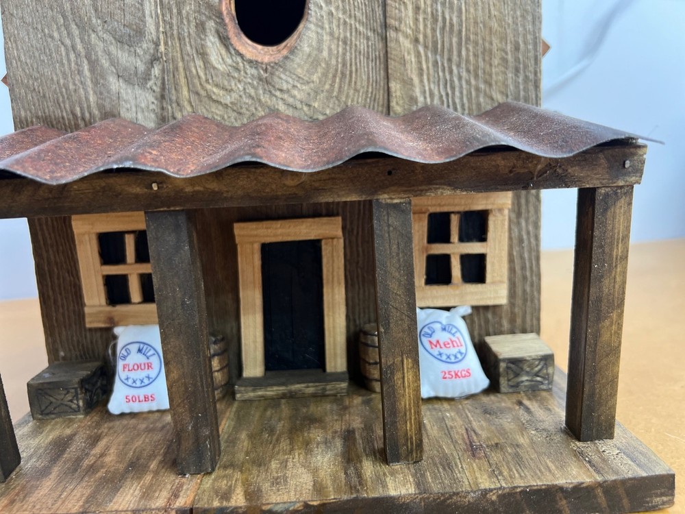 Handcrafted Cedar General Store Birdhouse