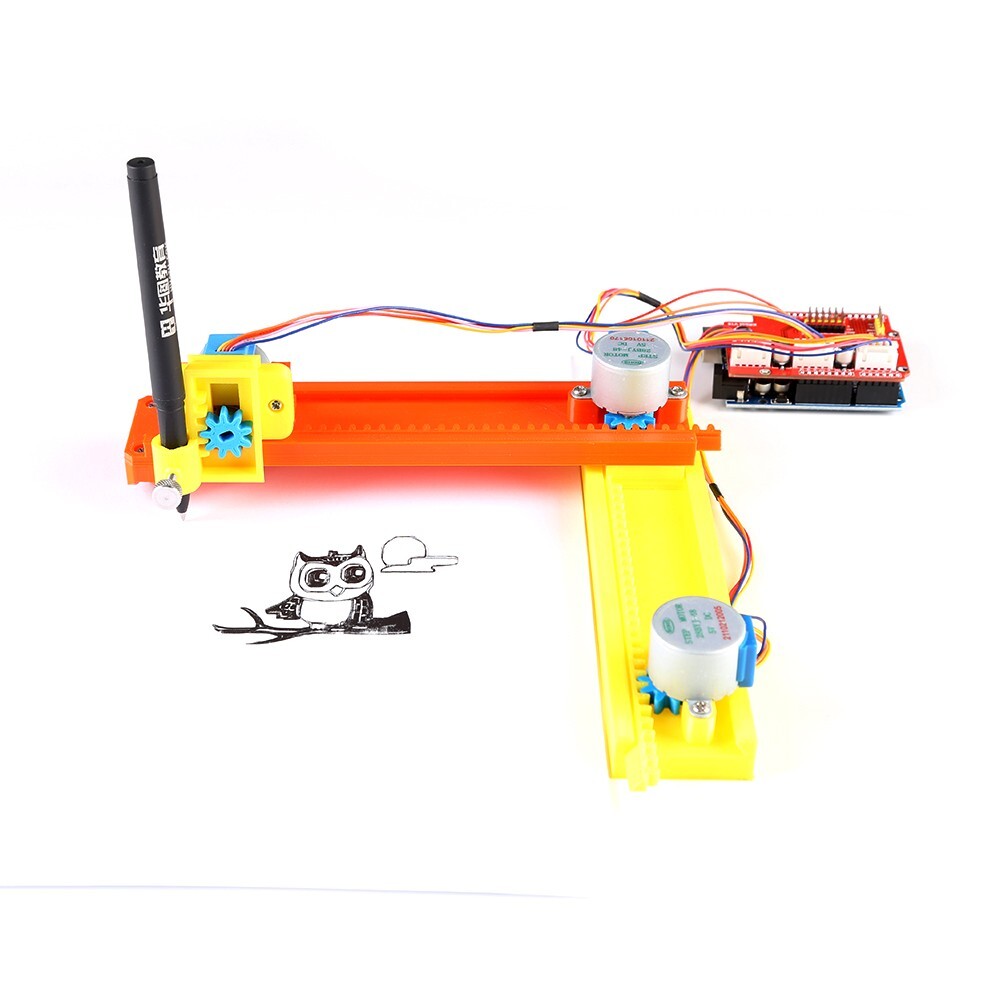 Arduino Mini CNC Plotter Open Source Machine Drawbot Pen Drawing Robot Machine