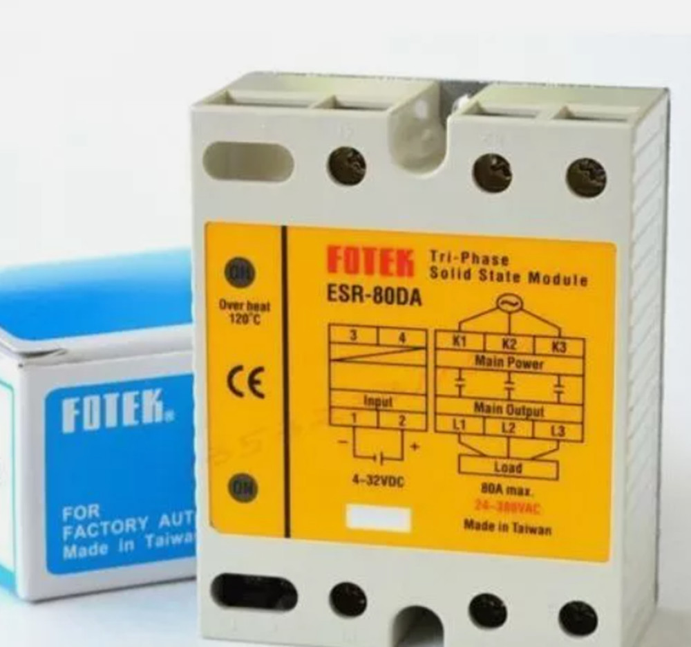 New In Box Fotek ESR-80DA ESR80DA Solid State Relay 80A