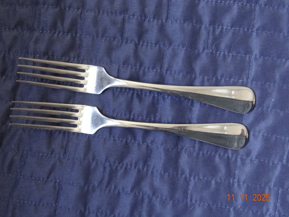 WMF Cromargan MARLOW Two (2) Salad Forks 7” EUC