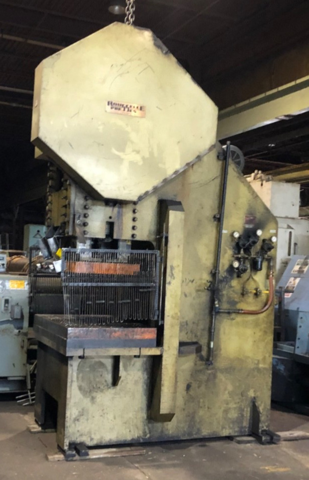 Rousselle Model G1-250 Back Geared Gap Frame Punch Press