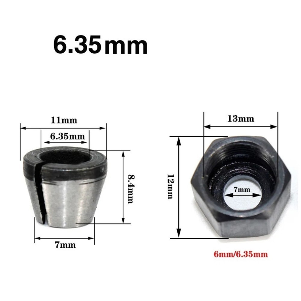 Professional Collet Chuck Adapter for Multi Purpose Chuck Conversion 5pcs Set