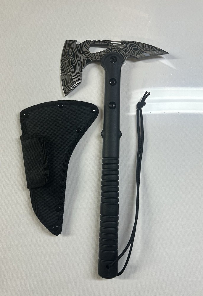15" Tactical Tomahawk Axe DAMASCUS Pattern