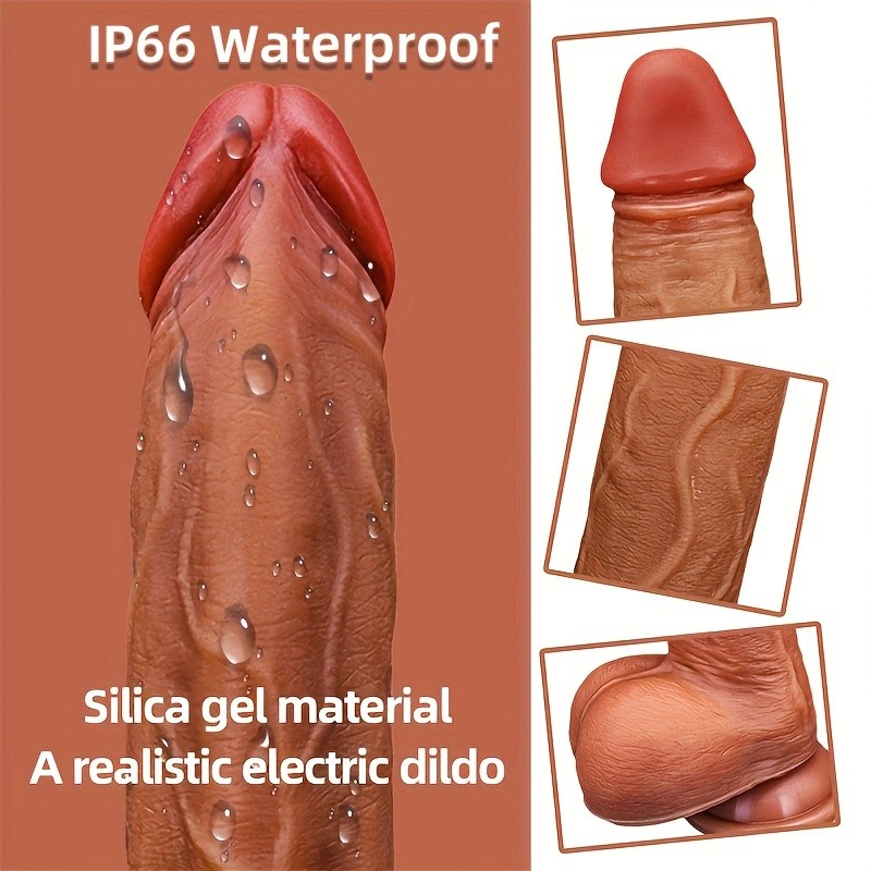 Remote Realistic Dildo Thrusting Vibrator G-spot Suction Cup Sex Toys for Women