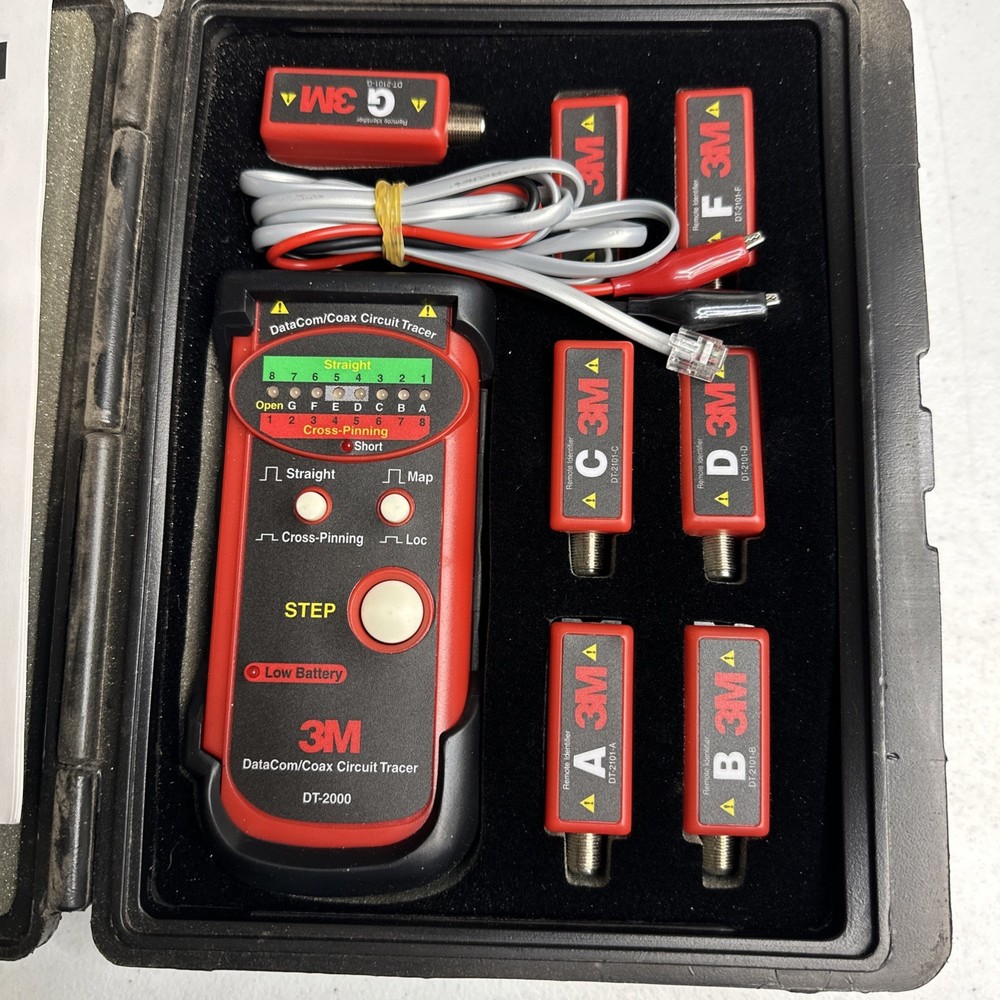 3M DT-2000 DATA COMMUNICATIONS AND COAX CABLE DETECTION INSTRUMENTS