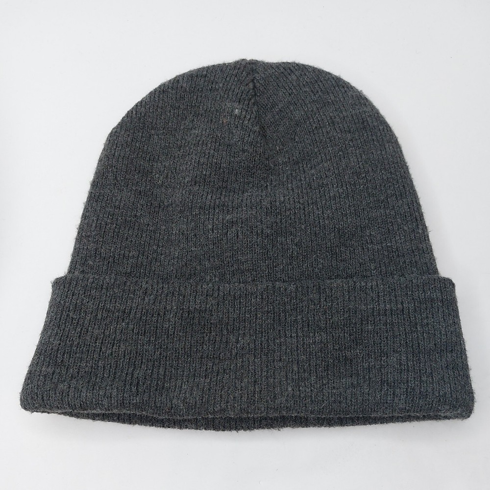 Carhartt Knit Gray Beanie Hat Cap