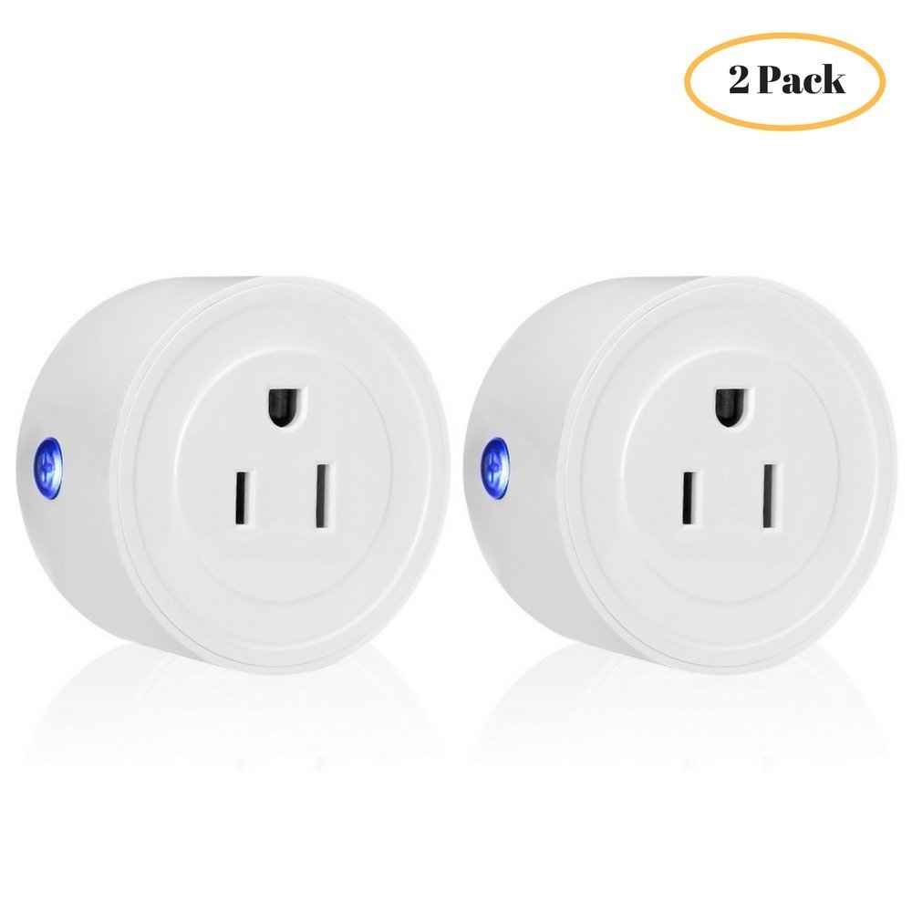 WiFi Smart Plug Mini Socket Outlet 2.0, Voice Control Works with Amazon Alexa