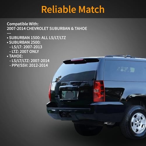 Tail Light Assembly Compatible with 2007-2014 Chevy Passenger Side