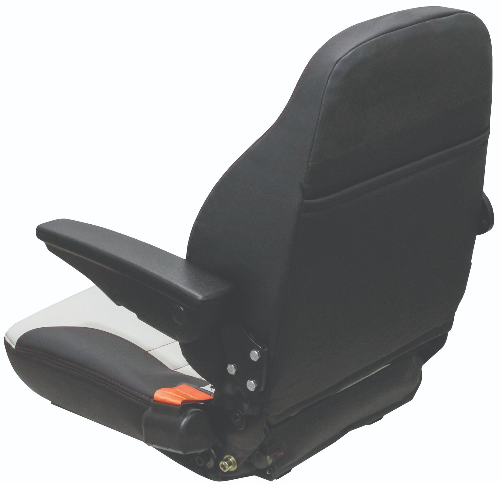Mower Seat for Hustler Lawn Mowers - See Models Listed - w/ seatbelt and armrest