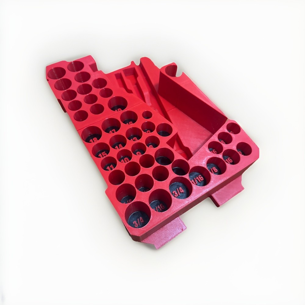 Milwaukee PACKOUT Insert – M12 Stubby Impact For Quinn 43pc 3/8″ Socket Set